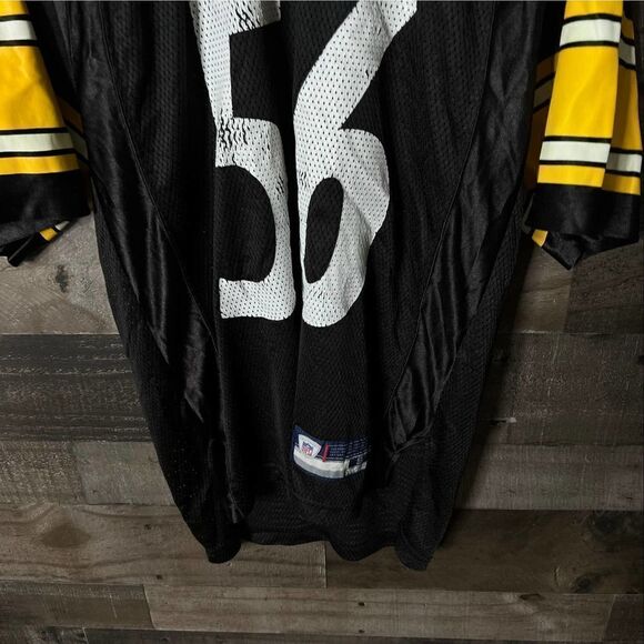 VTG Reebok Equipment Pittsburgh Steelers Woodley Jersey Small - Picture 3 of 6